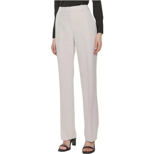 Straight Trousers , female, Sizes: L, XS, M, S - Calvin Klein - Modalova
