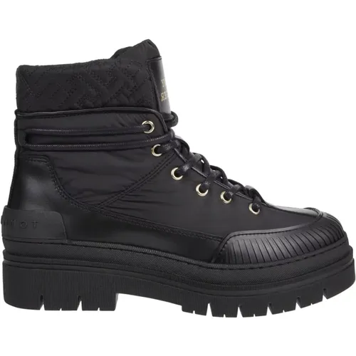 Monogram Outdoor Ankle Boots , female, Sizes: 4 UK, 5 UK, 3 UK, 8 UK, 6 UK, 7 UK - Tommy Hilfiger - Modalova