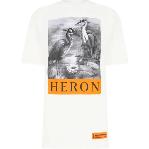 Oversize BW Logo T-Shirt - Heron Preston - Modalova