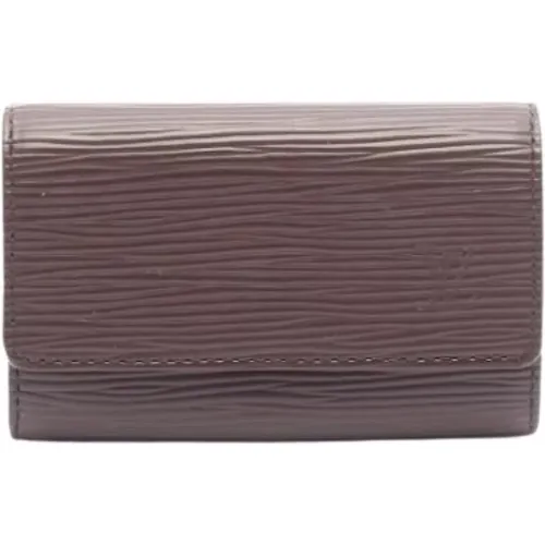 Pre-owned Accessories, unisex, , Size: ONE SIZE Pre-owned Leather Key Holder - Louis Vuitton Vintage - Modalova