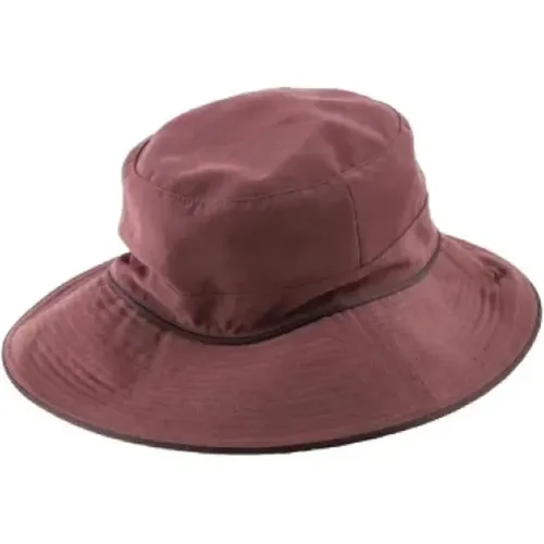 Pre-owned Accessories, female, , Size: ONE SIZE Pre-owned Polyester hats - Hermès Vintage - Modalova