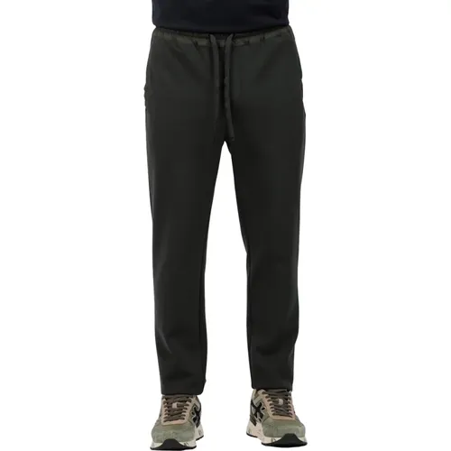 Sweatpants, male, , Size: XL Cotton Jersey Jogging Pants with Elastic Waist - Duno - Modalova