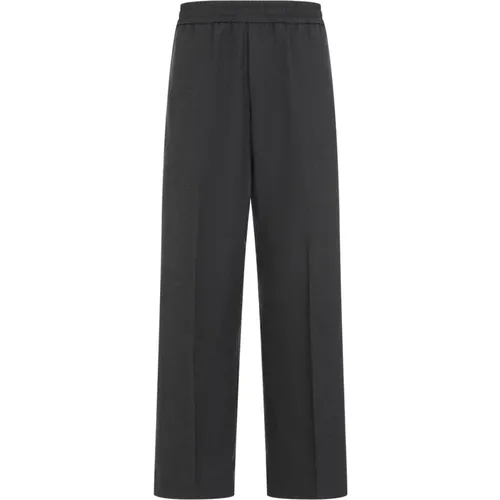 Luxurious Grey Wool Trousers , male, Sizes: M, L - Golden Goose - Modalova