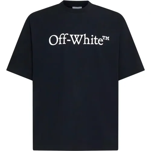 Schwarze T-Shirts und Polos , Herren, Größe: 2XS - Off White - Modalova