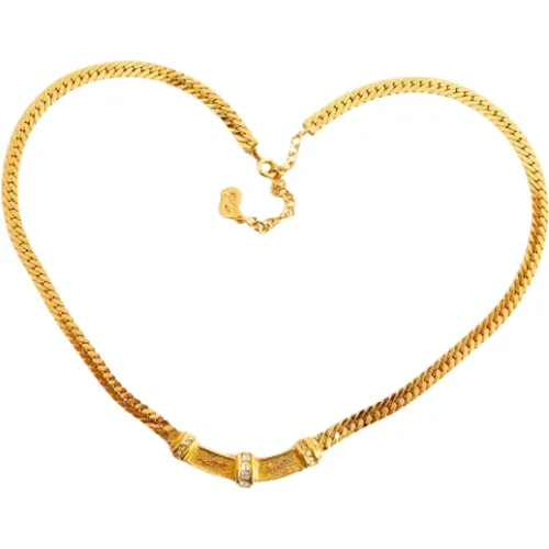 Pre-owned Jewellery, female, , Size: ONE SIZE Pre-owned Gold necklaces - Dior Vintage - Modalova