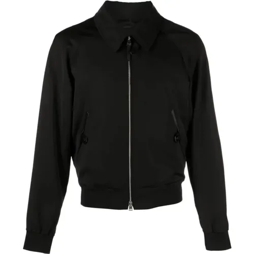 Viscose Wool Raglan Jacket , male, Sizes: XL - Tom Ford - Modalova