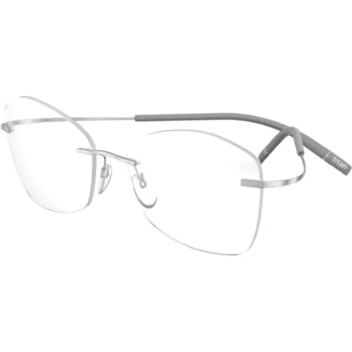 Iconic Silver Eyewear Frames , unisex, Sizes: 53 MM - Silhouette - Modalova