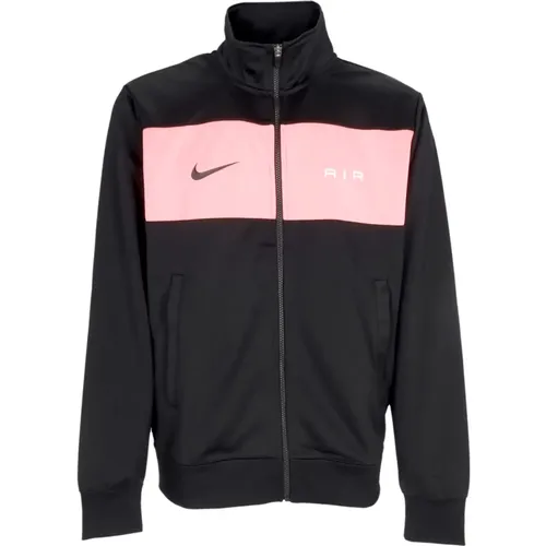 Light Jackets, male, , Size: S Track Jacket /Pink Foam High Collar - Nike - Modalova