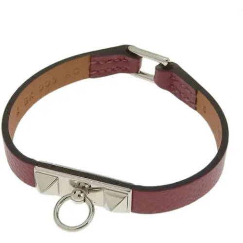 Pre-owned Jewellery, female, , Size: ONE SIZE Pre-owned Leather bracelets - Hermès Vintage - Modalova