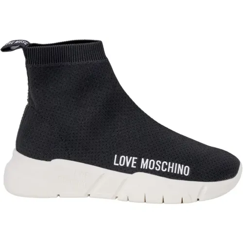 Damen Sneakers Frühling/Sommer Kollektion , Damen, Größe: 36 EU - Love Moschino - Modalova