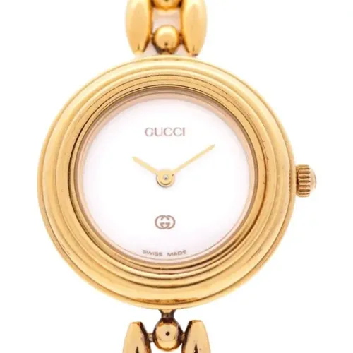 Pre-owned Stainless Steel watches , female, Sizes: ONE SIZE - Gucci Vintage - Modalova