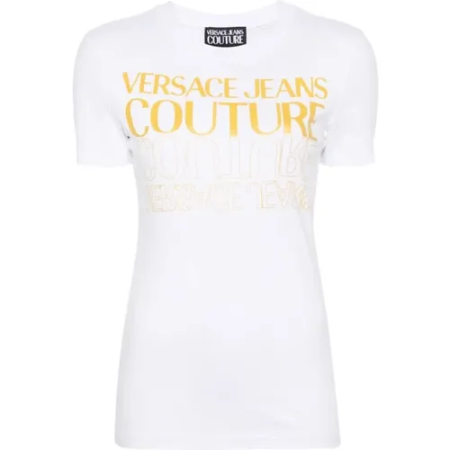 T-Shirts, female, , Size: L T-Shirts - Versace Jeans Couture - Modalova