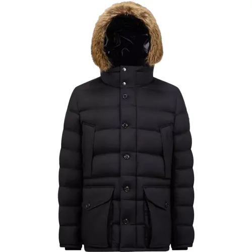 Short Down Jacket with Removable Hood , male, Sizes: 3XL, 2XL, M - Moncler - Modalova