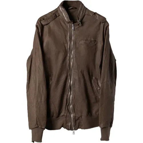Leather Jacket , male, Sizes: 3XL, L - Giorgio Brato - Modalova