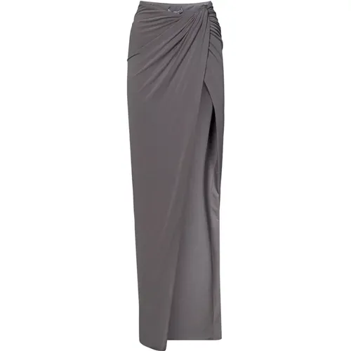 Womens Clothing Skirts Grey Ss24 , female, Sizes: S - Laquan Smith - Modalova