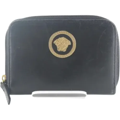 Pre-owned Wallets, female, , Size: ONE SIZE Pre-owned Leather wallets - Versace Pre-owned - Modalova