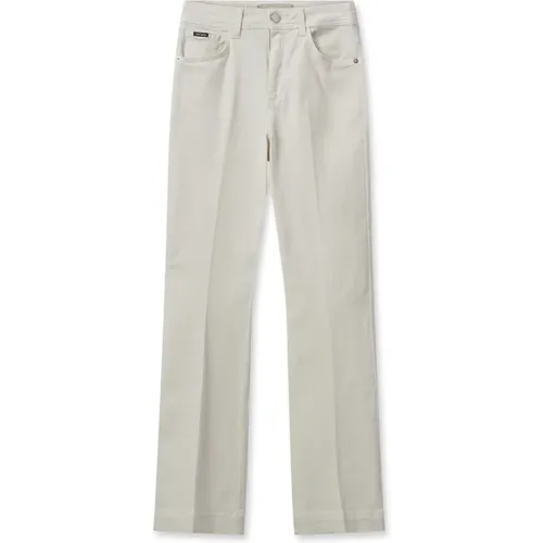 Stylish High-Waisted Pants with Classic Pockets , female, Sizes: W24, 2XS, W30, W26 - MOS MOSH - Modalova