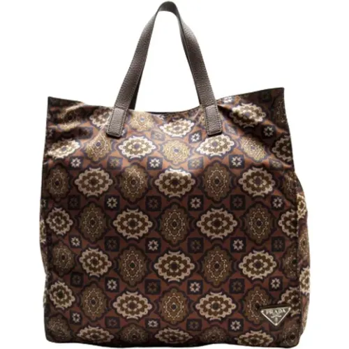 Pre-owned Tote Bags, female, , Size: ONE SIZE Pre-owned Fabric totes - Prada Vintage - Modalova