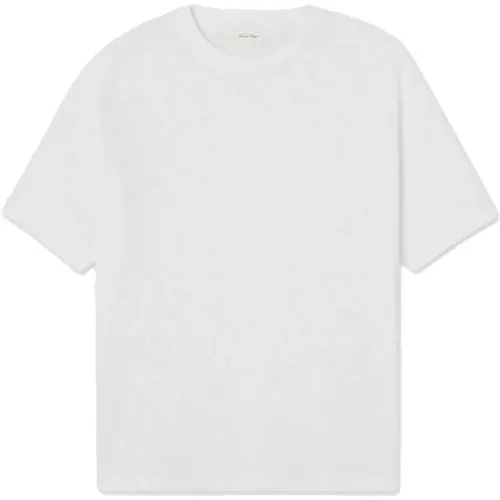Bysapick Oversized Baumwoll T-Shirt - Weiß , Herren, Größe: XL - American vintage - Modalova