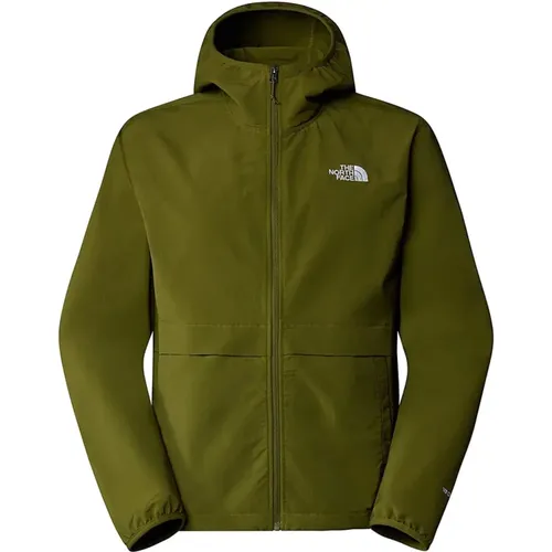Easy Wind Forest Olive Jacket , male, Sizes: L, M - The North Face - Modalova