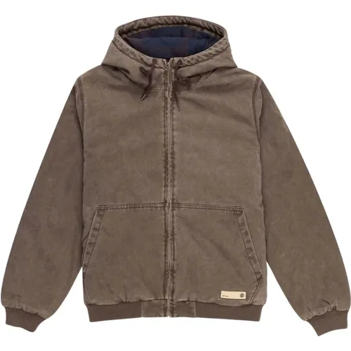 Dulcey Canvas Jacke , Herren, Größe: S - Element - Modalova