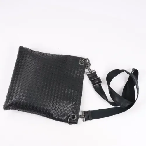 Pre-owned Cross Body Bags, male, , Size: ONE SIZE Pre-owned Leather crossbody-bags - Bottega Veneta Vintage - Modalova