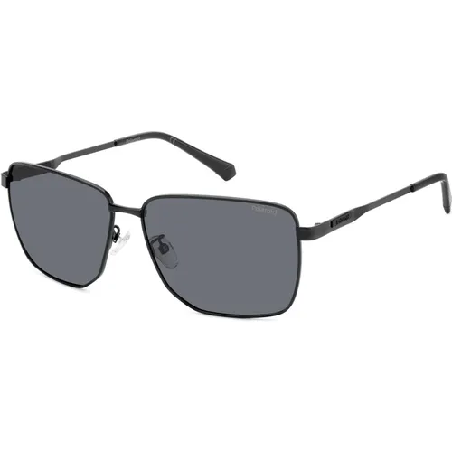 Sunglasses, male, , Size: 62 MM /Grey Sunglasses - Polaroid - Modalova