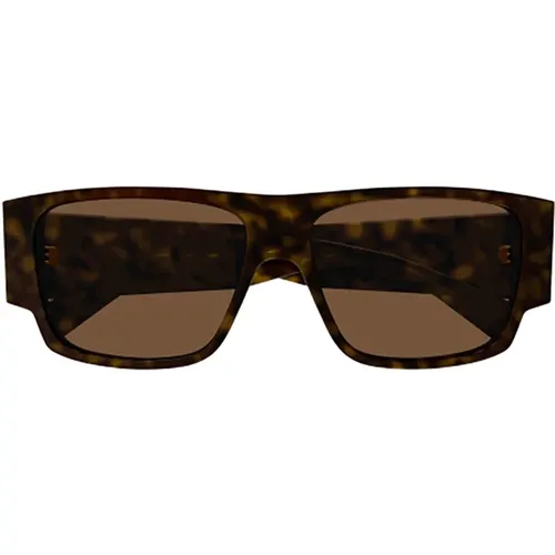 Braune Sonnenbrille für Frauen , Damen, Größe: 57 MM - Bottega Veneta - Modalova
