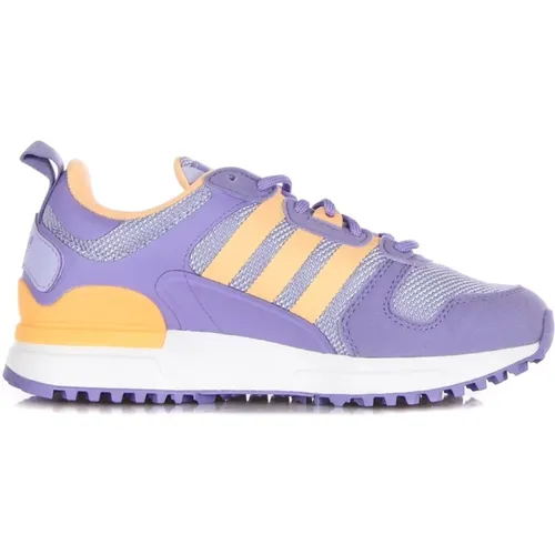 Low Top Sneaker with Orange Accents , female, Sizes: 7 UK - Adidas - Modalova