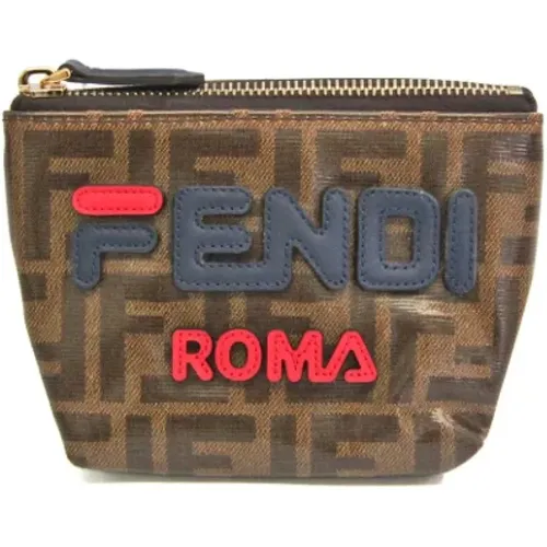 Pre-owned Canvas pouches , female, Sizes: ONE SIZE - Fendi Vintage - Modalova