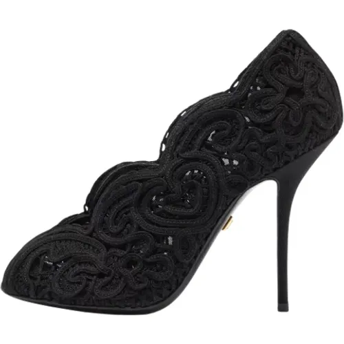 Pre-owned Pumps, female, , Size: 7 US Pre-owned Lace heels - Dolce & Gabbana Pre-owned - Modalova