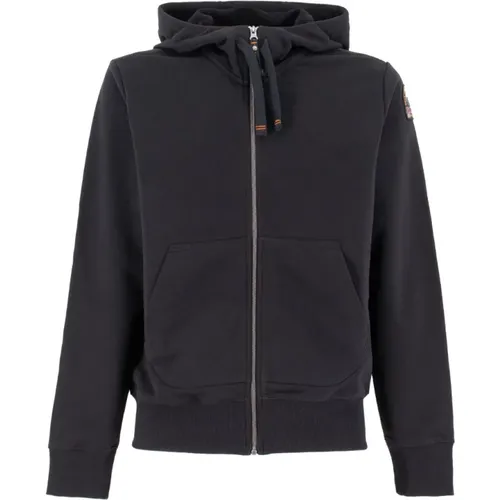 Stretch Cotton Hoodie with Zip Fastening , male, Sizes: 2XL - Parajumpers - Modalova
