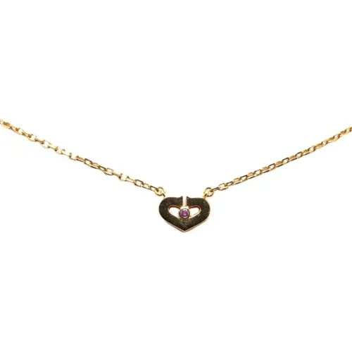 Pre-owned Jewellery, female, , Size: ONE SIZE Pre-owned Metal necklaces - Cartier Vintage - Modalova