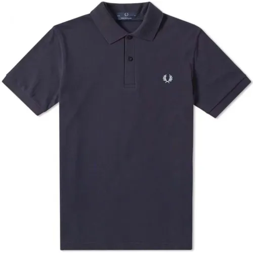 Polo Shirts, male, , Size: 4XS Original Plain Polo Navy Ice - Fred Perry - Modalova