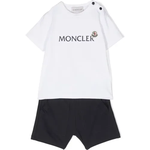Kinder Weißes Sportkleid Logo-Druck - Moncler - Modalova