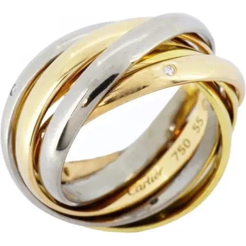 Pre-owned Jewellery, female, , Size: ONE SIZE Pre-owned Gold rings - Cartier Vintage - Modalova