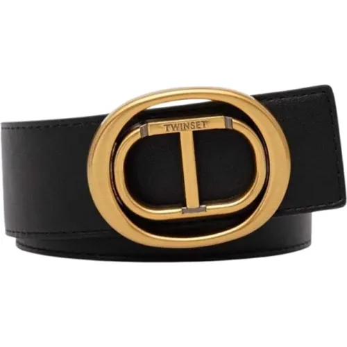 Oval Buckle Belt Art. 242Ta4010 , female, Sizes: L, M - Twinset - Modalova