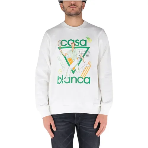 Bedruckter Crewneck-Sweatshirt - Casablanca - Modalova