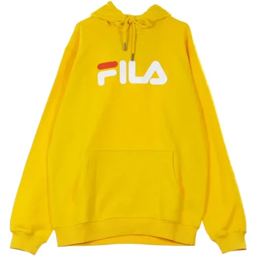 Hoodies, male, , Size: L Citrus Kangaroo Hoodie Long Sleeve Sweatshirt - Fila - Modalova