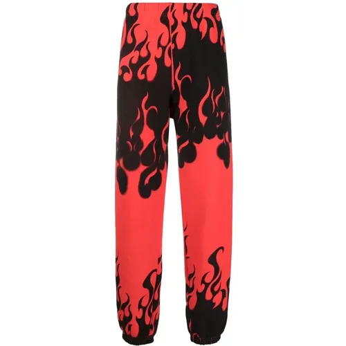 Sweatpants, male, , Size: XL Graphic-Print Track Pants - Gallery Dept. - Modalova