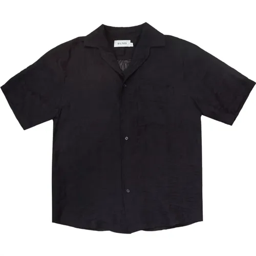 Flower Jacquard Shirt , male, Sizes: M - The Silted Company - Modalova