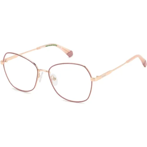 Glasses, female, , Size: 56 MM Gold Eyewear Frames - Polaroid - Modalova