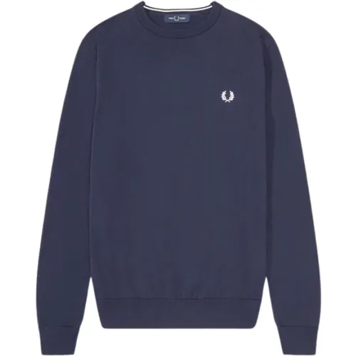 Classic Crew Neck Wool Blend Sweater , male, Sizes: 2XL, XL - Fred Perry - Modalova