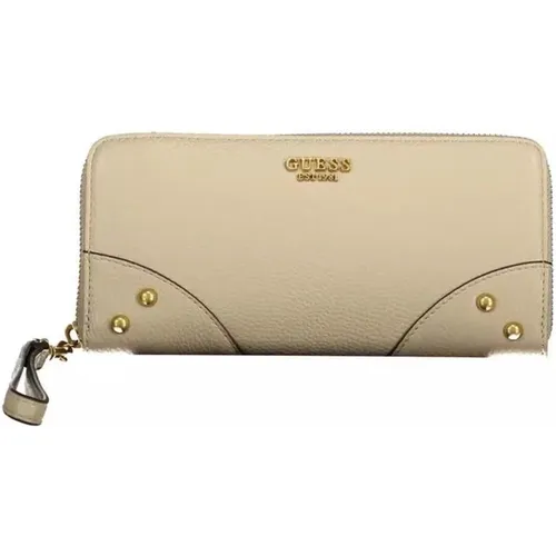 Wallets & Cardholders, female, , Size: ONE SIZE ZipAround Wallet with Contrasting Details - Guess - Modalova