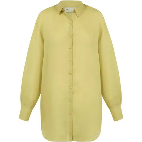 Matz, ramie chamomile shirt , female, Sizes: L, S, M - Cortana - Modalova