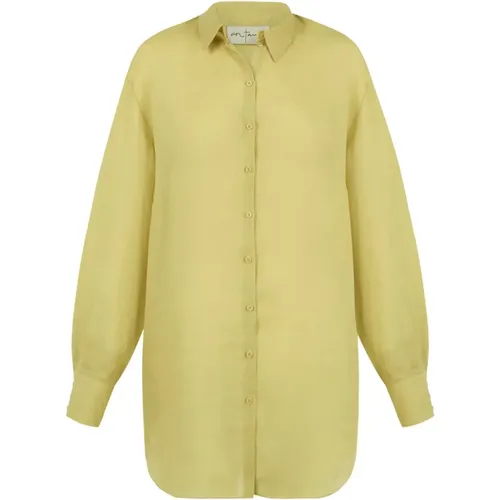 Matz, ramie chamomile shirt , female, Sizes: L, XS, 2XL, S, M, XL - Cortana - Modalova