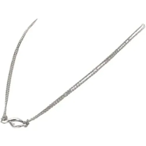 Pre-owned Jewellery, female, , Size: ONE SIZE Pre-owned Silver necklaces - Tiffany & Co. Pre-owned - Modalova