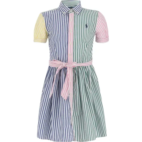 Gestreiftes Hemdkleid für Mädchen , Damen, Größe: L - Polo Ralph Lauren - Modalova