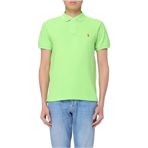 Slim Cotton Polo Shirt , male, Sizes: L, M, S - Polo Ralph Lauren - Modalova