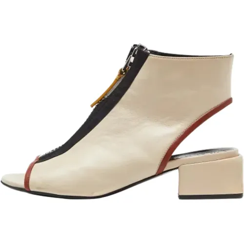 Pre-owned Leather sandals , female, Sizes: 2 UK - Marni Pre-owned - Modalova